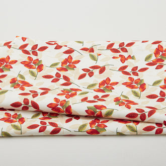 Harvest Gathering - Harvest Gathering Leaves Cream 2 Yard Cut
