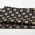 Shangri-La - Medallion Burst Metallic Black/Multi 2 Yard Cut