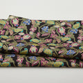 Shangri-La - Shangri-La Trail Metallic Black/Multi 2 Yard Cut