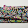 Shangri-La - Shangri-La Metallic Black/Multi 2 Yard Cut