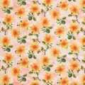 A Beautiful Life - Sunflower Beauty Peach 2 Yard Cut