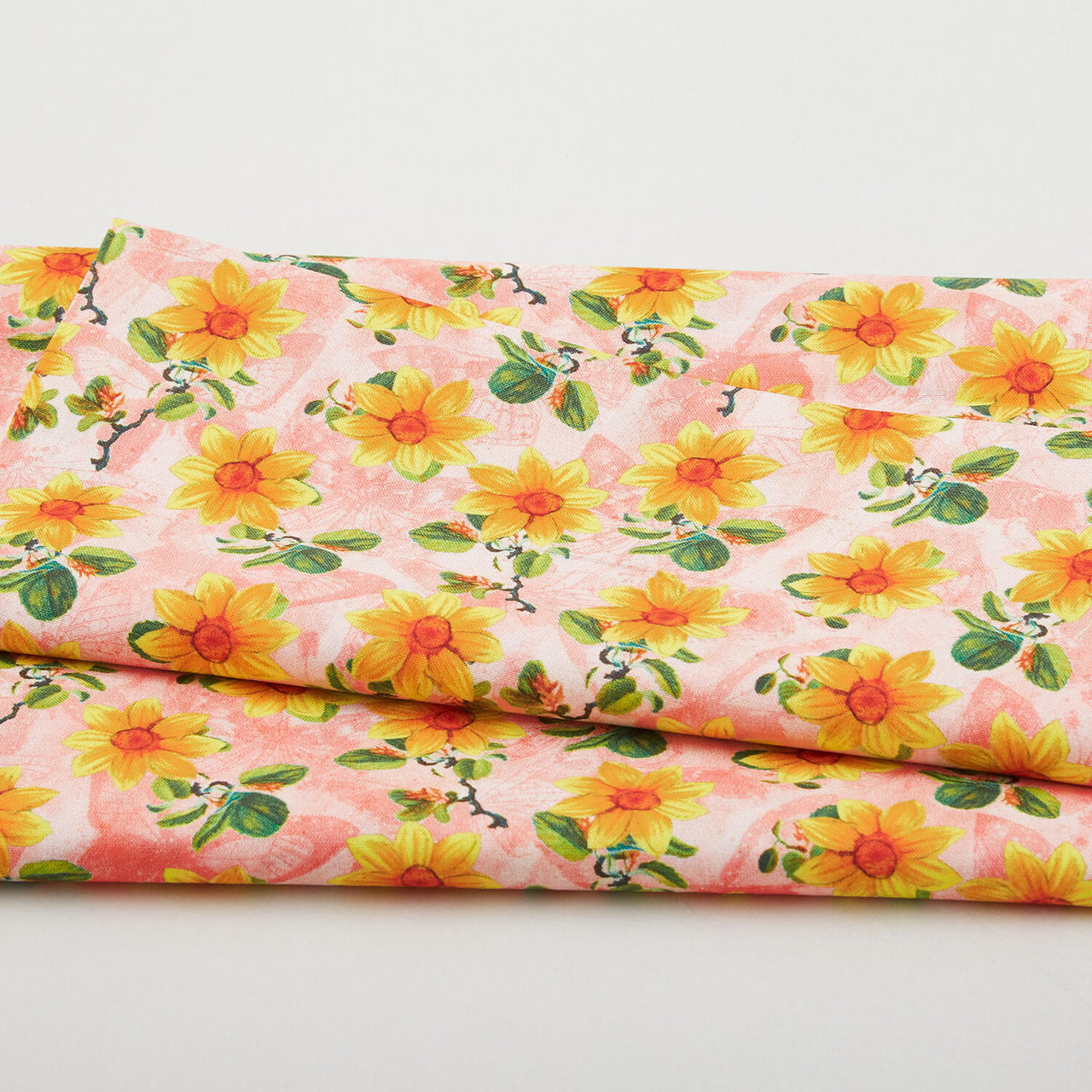 A Beautiful Life - Sunflower Beauty Peach 2 Yard Cut