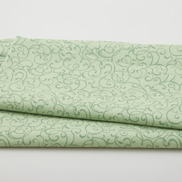 A Botanical Season - Seasonal Scroll Green 2 Yard Cut
