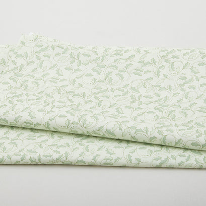A Botanical Season - Holly Leaf Scroll Celery 2 Yard Cut