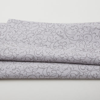 A Botanical Season - Seasonal Scroll Grey 2 Yard Cut