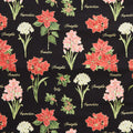 A Botanical Season - Winter Botanical Black 2 Yard Cut