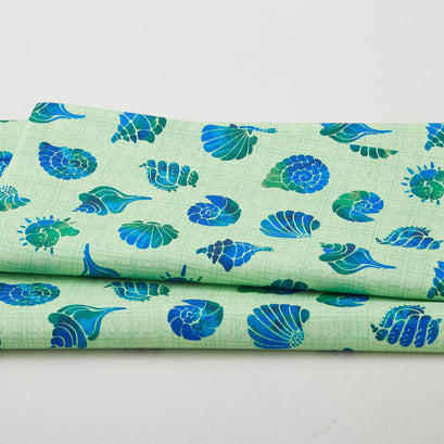 Atlantis (Mythical Mermaids) - Shell Lime 2 Yard Cut