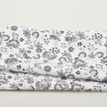 Bandana Medley - Bandana Floral White/Black 2 Yard Cut