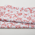 Bandana Medley - Bandana Floral Gray/Red 2 Yard Cut