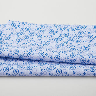 Blue Rhapsody - Ditzy Dots Light Blue 2 Yard Cut