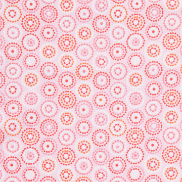 Daisy Up - Rings Pink 2 Yard Cut