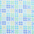 Daisy Up - Flower Up Turquoise/Multi 2 Yard Cut