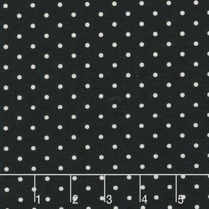 Prairie Chicks - Dot Black Cream Yardage