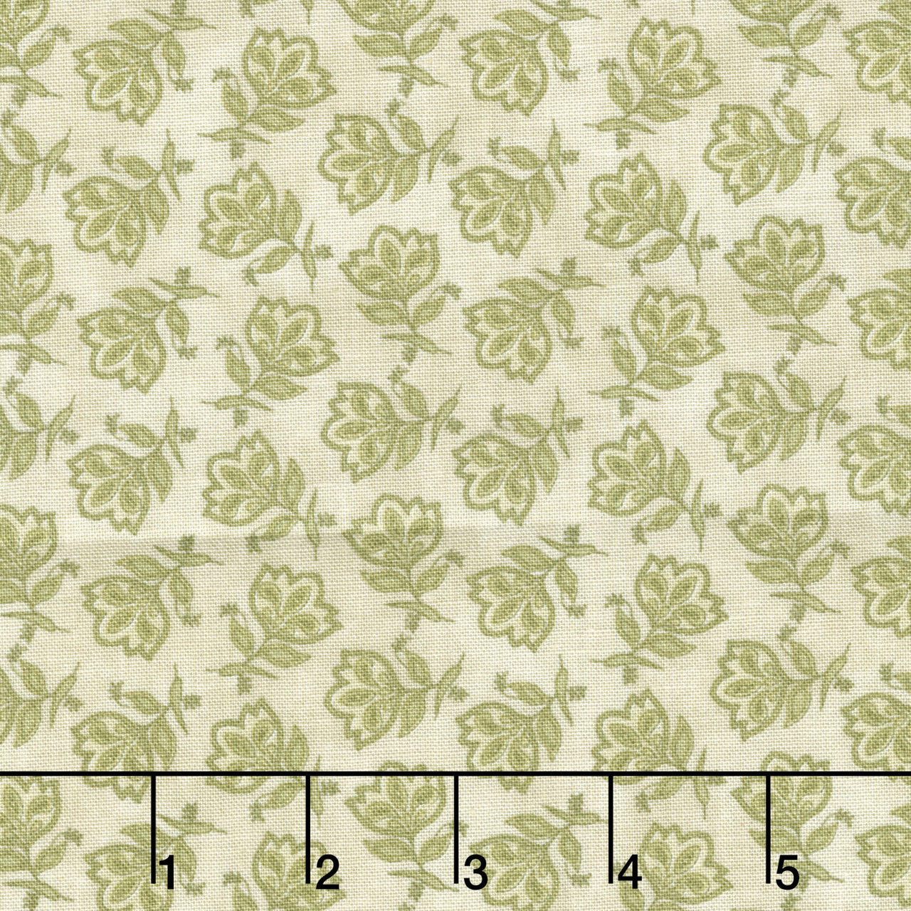 Prairie Chicks - Tossed Jacobean Light Sage Yardage