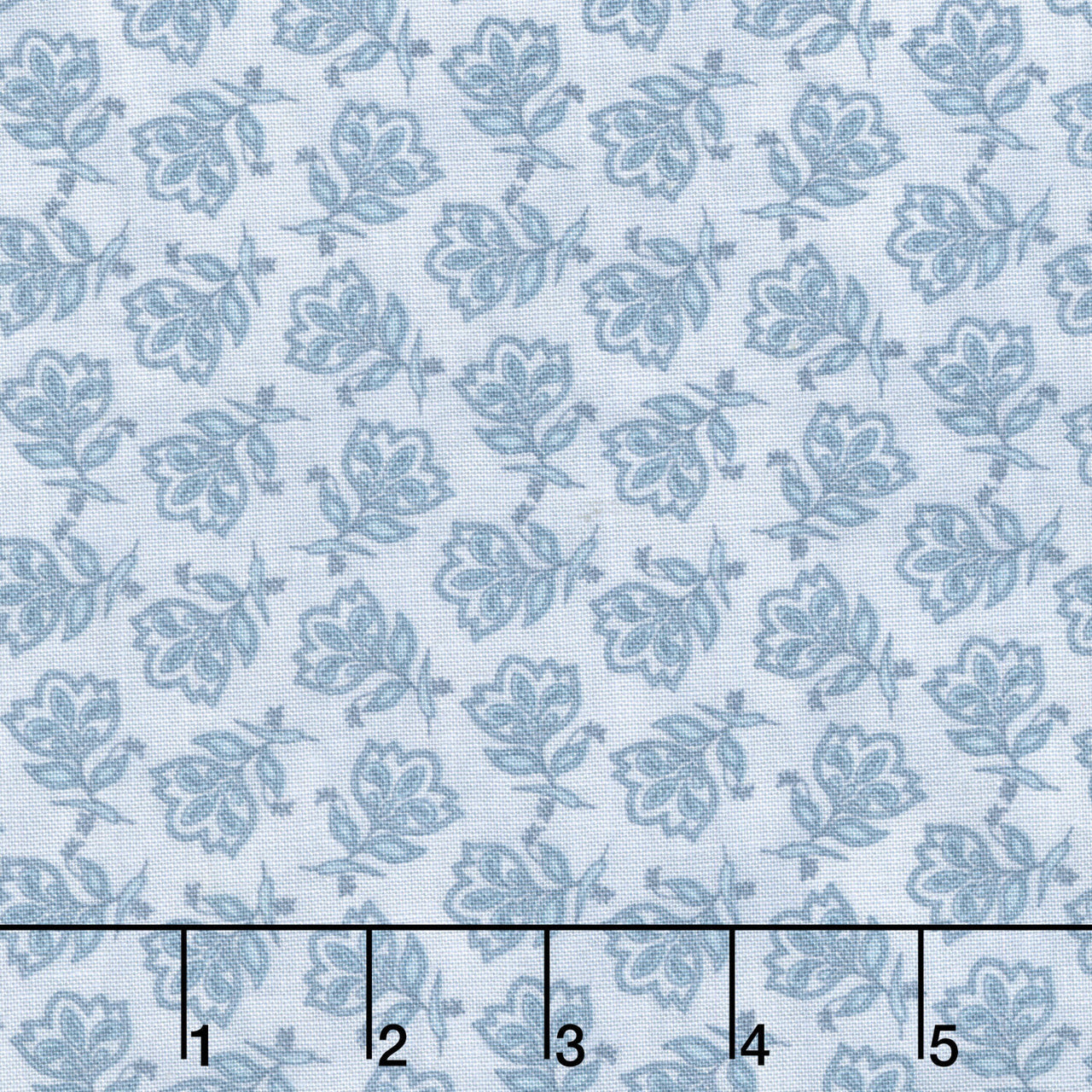 Prairie Chicks - Tossed Jacobean Light Blue Yardage