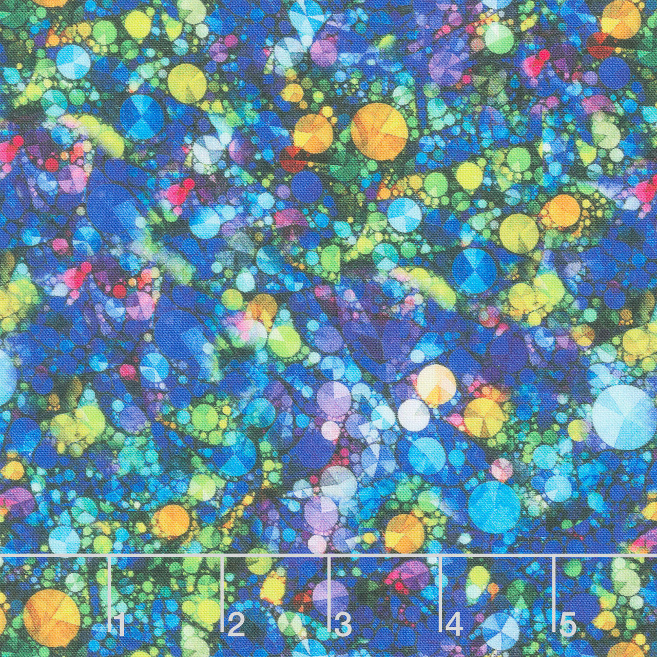 Cat Artistry - Sparkle Blue Multi Yardage