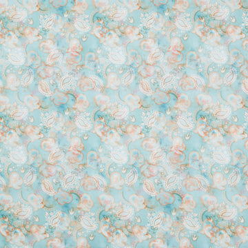 Gone Country - Paisley Seafoam Yardage