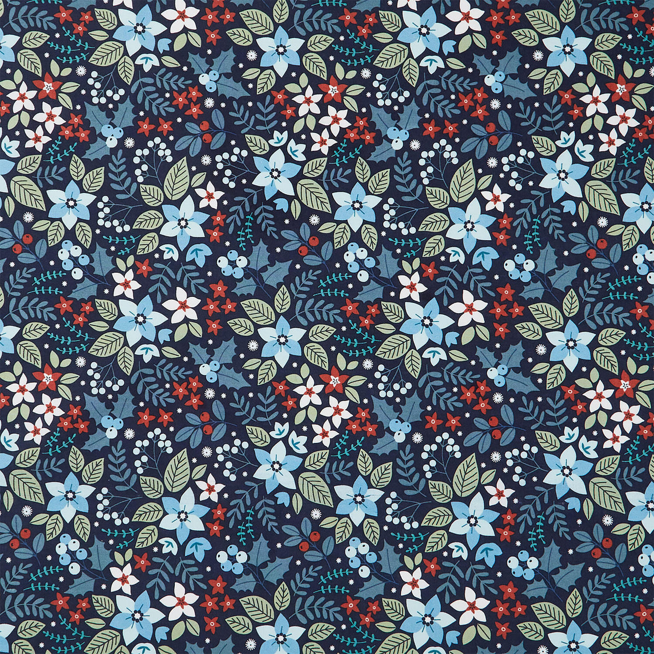 Holly & Hearth - Yule Midnight Yardage