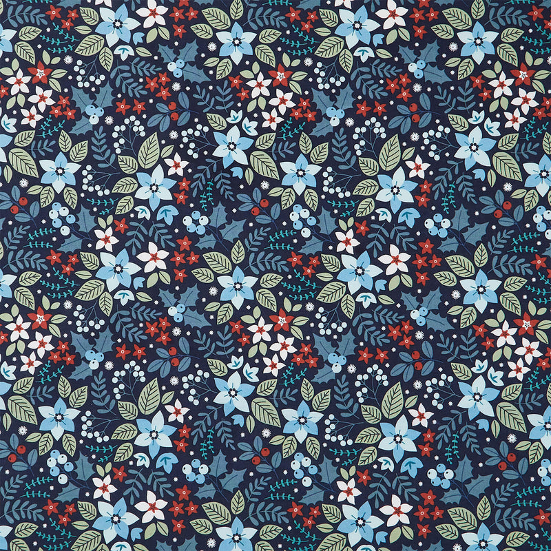 Holly & Hearth - Yule Midnight Yardage
