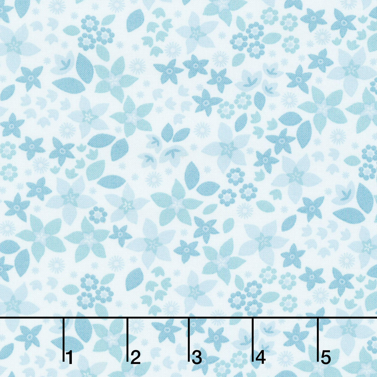 Holly & Hearth - Star Flowers Frost Yardage