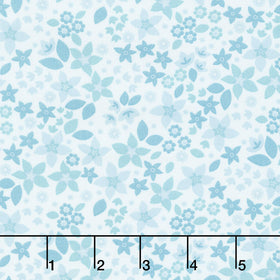 Holly & Hearth - Star Flowers Frost Yardage