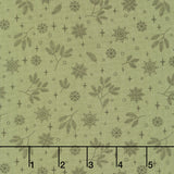 Holly & Hearth - Flurries Evergreen Yardage