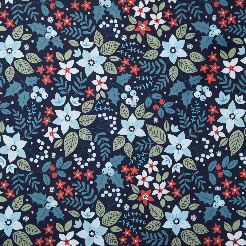 Holly & Hearth - Holly Midnight 108" Wide Backing