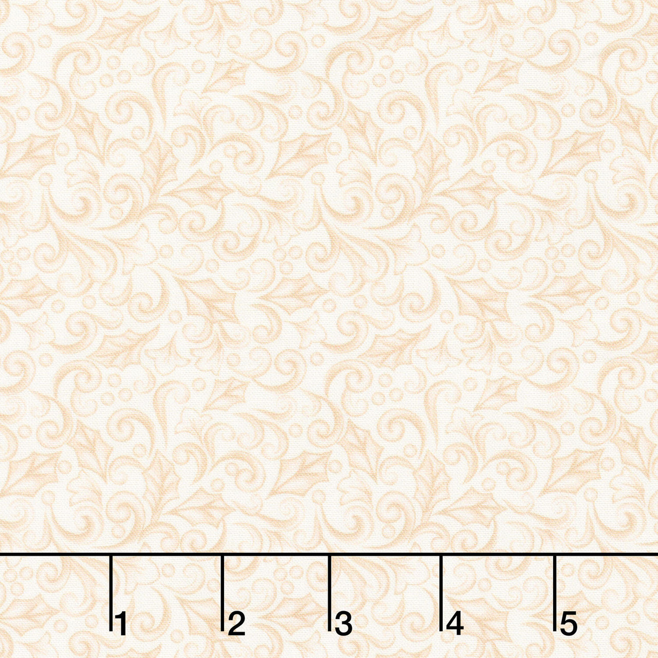 Highland Glen - Winter Scroll Cream Yardage