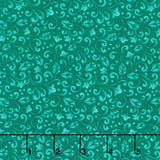 Highland Glen - Winter Scroll Green Yardage