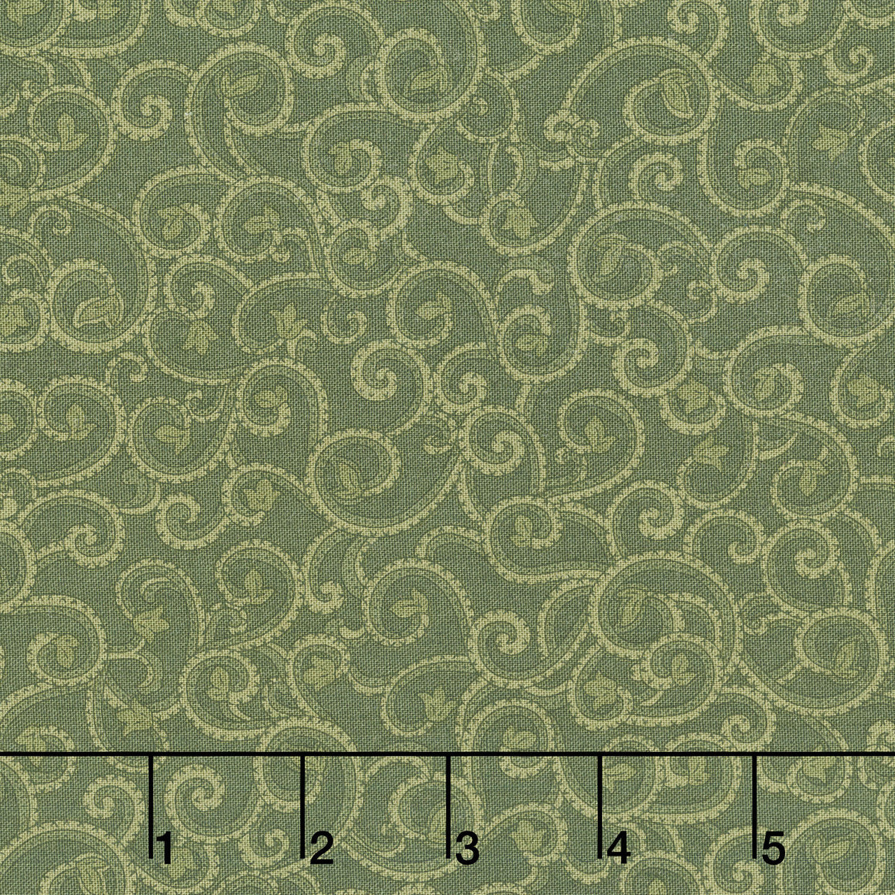 Samsara - Samsara Scroll Green Yardage