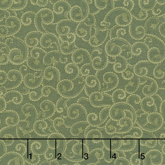 Samsara - Samsara Scroll Green Yardage