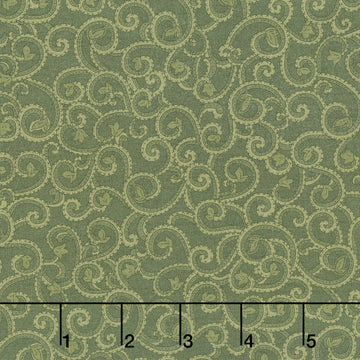 Samsara - Samsara Scroll Green Yardage
