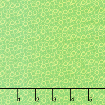 Frogtastic - Bubbles Dark Green Yardage