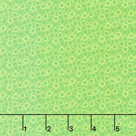 Frogtastic - Bubbles Dark Green Yardage