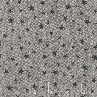 Winter Forest - Wooly Stars Grey Yardage