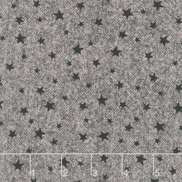 Winter Forest - Wooly Stars Grey Yardage