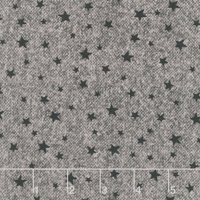 Winter Forest - Wooly Stars Grey Yardage