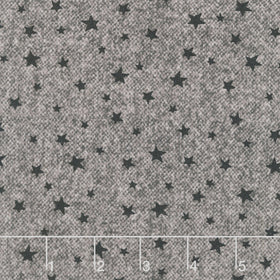 Winter Forest - Wooly Stars Grey Yardage