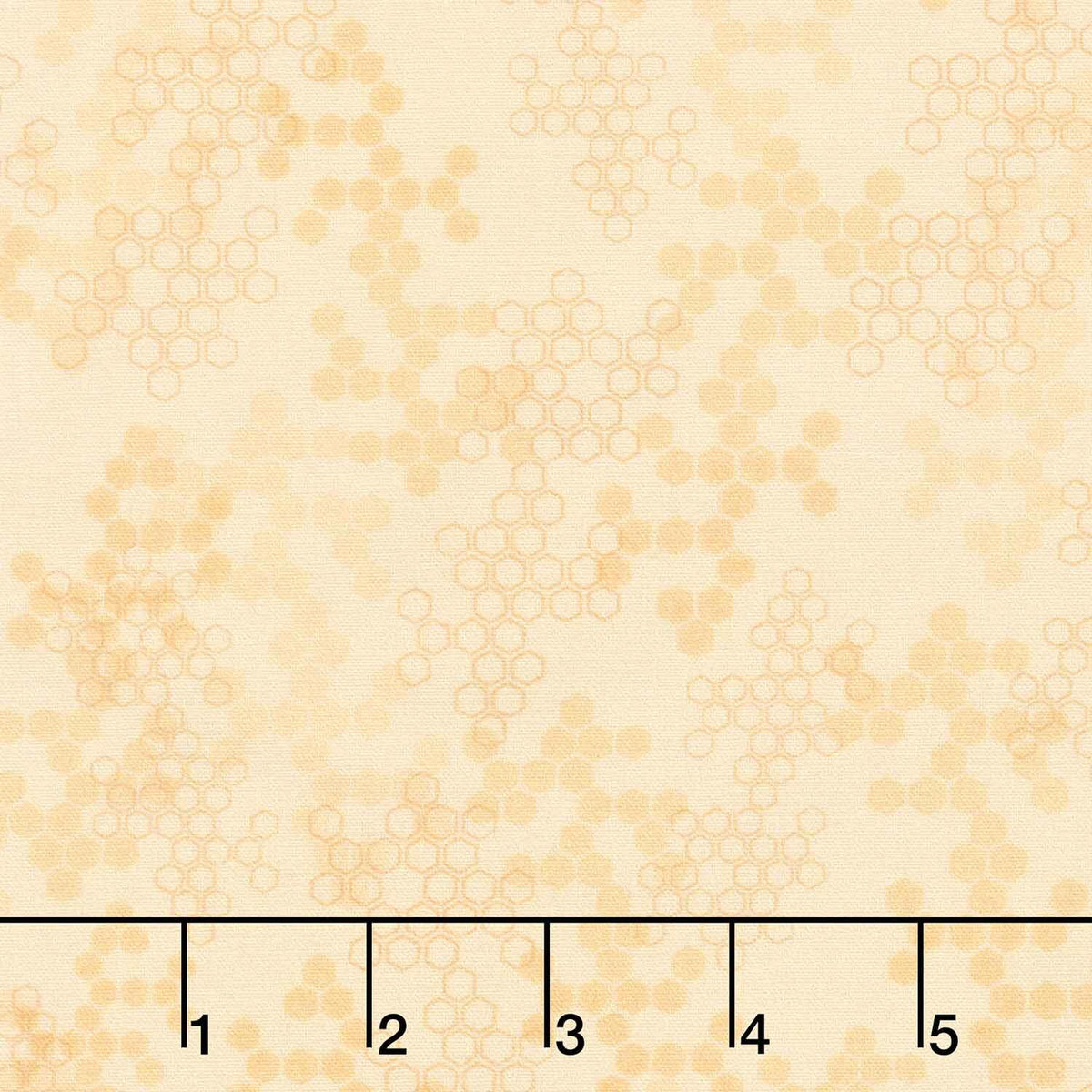 All Missouri Shop Hop 2026 - Hexagon Tonal Golden Yellow Yardage