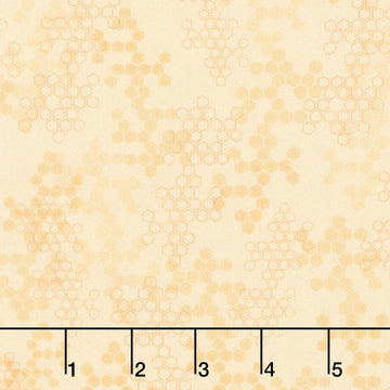 All Missouri Shop Hop 2026 - Hexagon Tonal Golden Yellow Yardage