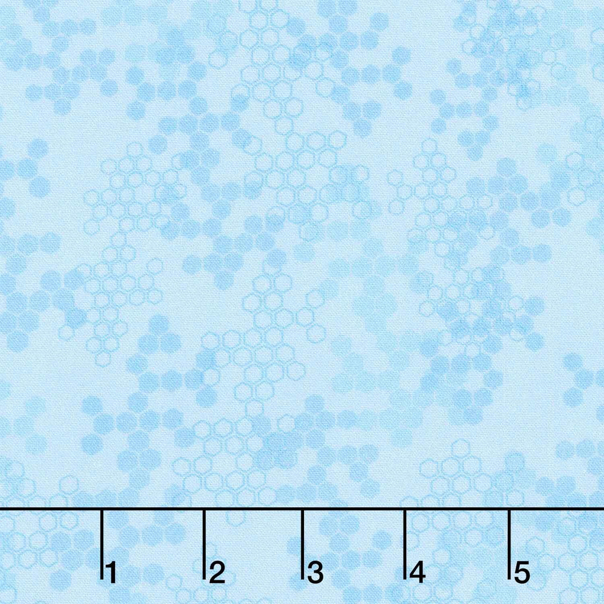 All Missouri Shop Hop 2026 - Hexagon Tonal Blue Yardage