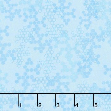 All Missouri Shop Hop 2026 - Hexagon Tonal Blue Yardage