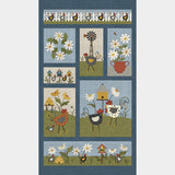 Prairie Chicks - Chickens Blue Panel