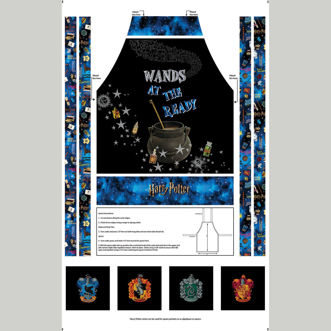 Harry Potter - Apron Multi Panel