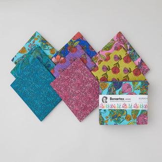 Alluring Peacock Fat Quarter Bundle - 8 Piece