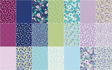 Seaside Garden Fat Quarter Bundle - 21 Piece