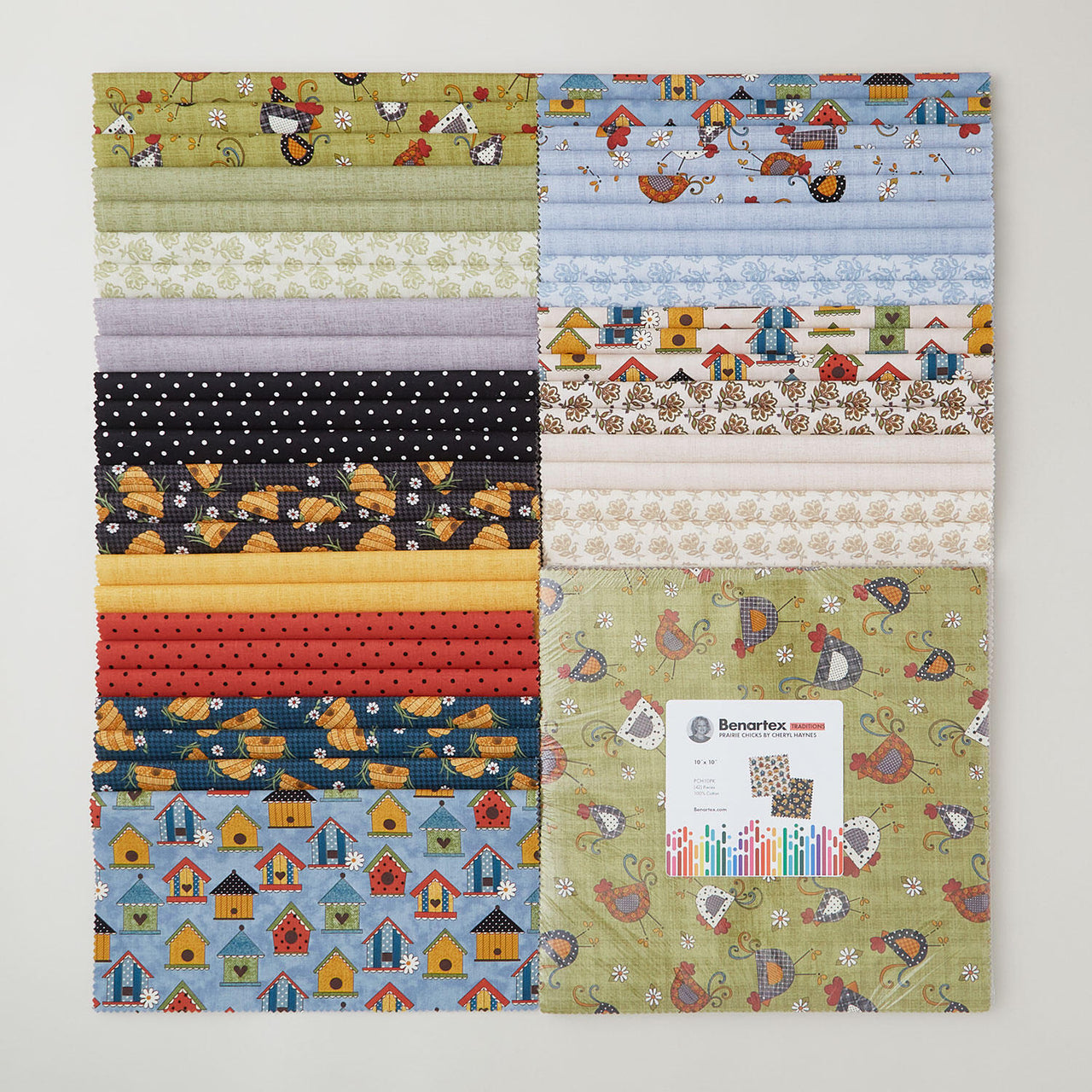 Prairie Chicks 10" Squares