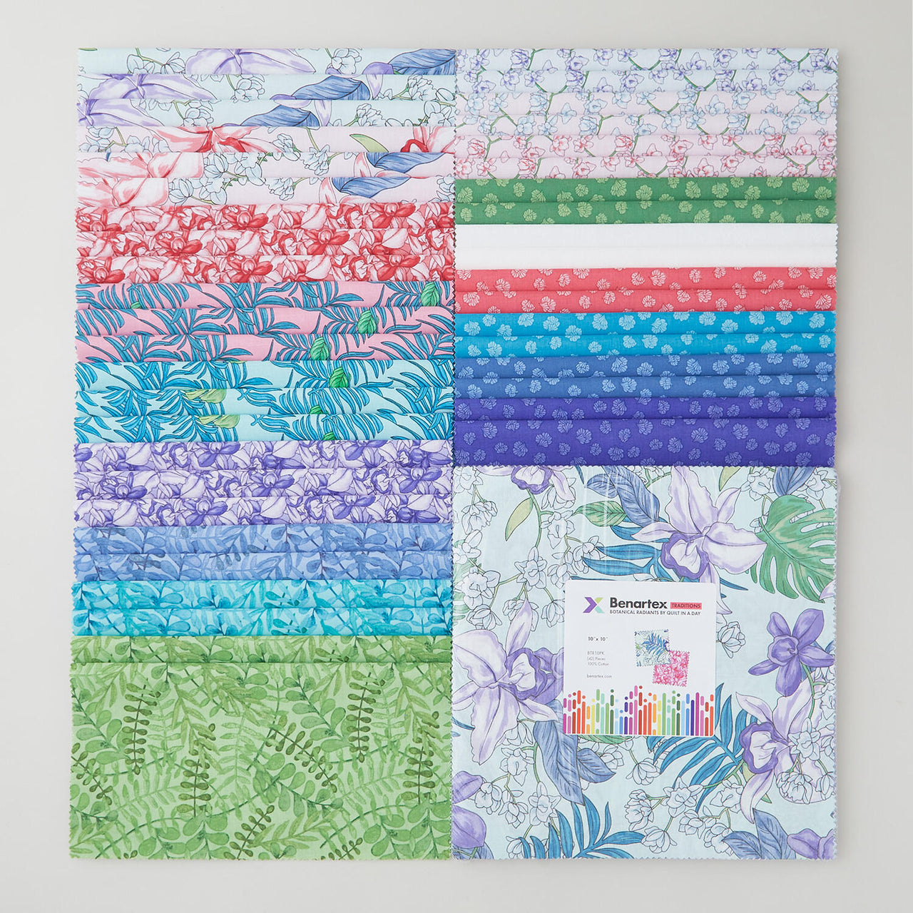 Botanical Radiants Favorites 10" Squares