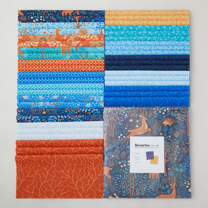 Flora and Fauna Midnight Favorites 10" Squares