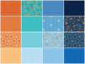 Flora and Fauna Midnight Favorites 10" Squares